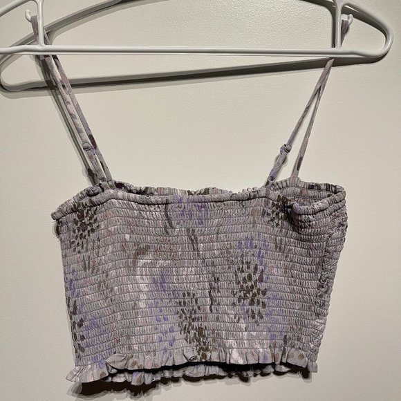 Aritzia Wilfred Smocked Tank, Size S - Picture 3 of 6